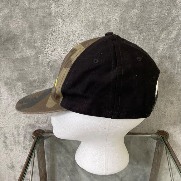Vtg.  Rusty Black & Camo Snapback Hat Rasta Colorway hat cap * - Picture 4 of 9